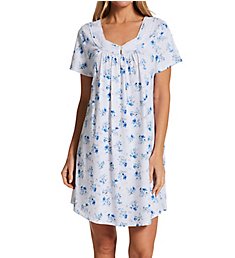 Carole Hochman 100% Cotton Short Sleeve Short Nightgown CH22302