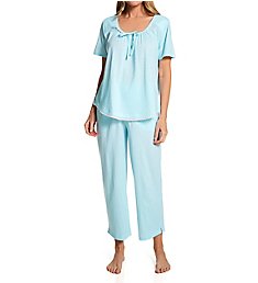 Carole Hochman Short Sleeve Top & Capri Pajama Set CH32555