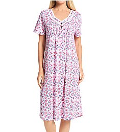 Carole Hochman 100% Cotton 42 Inch Short Sleeve Waltz Nightgown CH72351