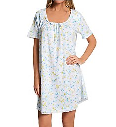Carole Hochman 100% Cotton Knit Short Sleeve Nightgown CH82555