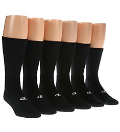 Champion Double Dry Performance Athletic Crew Sock - 6 Pack CH600