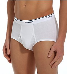 Fruit Of The Loom Mens Full Cut 100% Cotton White Briefs - 3 Pack 7601