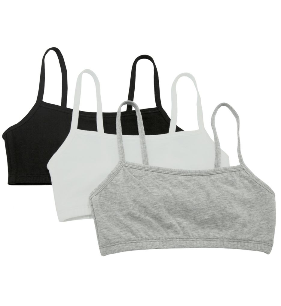 Fruit Of The Loom Spaghetti Strap Short Bra - 3 Pack 9036 Fruit Of The Loom Spaghetti Strap Short Bra - 3 Pack 9036
