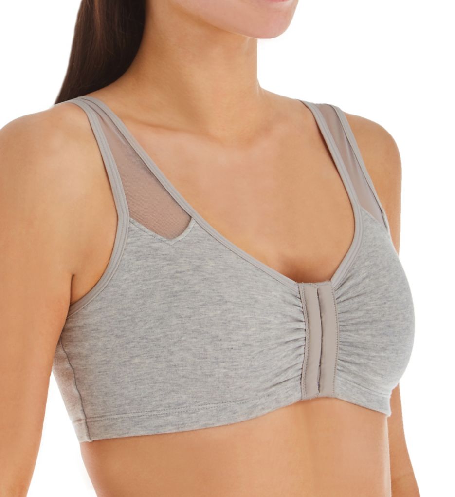 fruit of the loom front close racerback bra