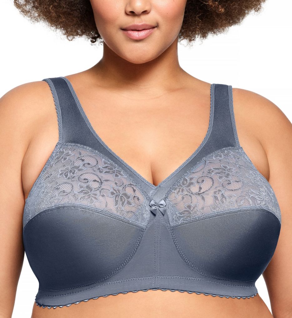 Glamorise Magic Lift Full Figure Wire Free Support Bra 1000 Glamorise Magic Lift Full Figure Wire Free Support Bra 1000