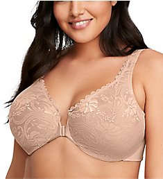 Glamorise Elegance Stretch Lace Front Close Wonderwire Bra 9245 Glamorise Elegance Stretch Lace Front Close Wonderwire Bra 9245