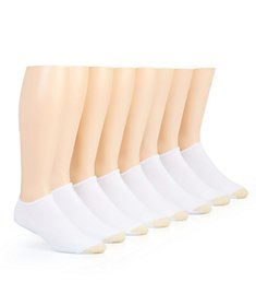 Gold Toe Cushioned Cotton No Show Socks - 8 Pack 656FB