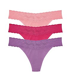 Natori Bliss Perfection One Size Thong - 3 Pack 750092P