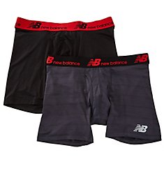 New Balance Dry And Fresh Performance 6 Boxer Briefs - 2 Pack NB1005