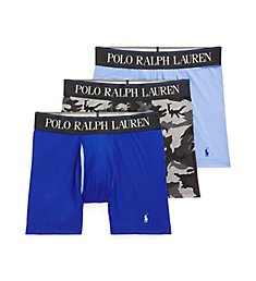 Polo Ralph Lauren 4D-Flex Cool Microfiber Boxer Briefs - 3 Pack LBBBP3
