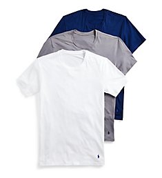 Polo Ralph Lauren 4D-Flex Lux Cotton Blend Crew T-Shirts - 3 Pack LFCNP3