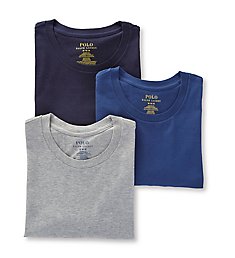 Polo Ralph Lauren Classic Fit 100% Cotton Crew T-Shirts - 3 Pack RCCNP3