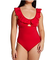 Pour Moi Space Frill Non Wire One Piece Swimsuit 18106