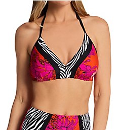 Pour Moi In The Mix Non Wired Padded Triangle Swim Top 20710