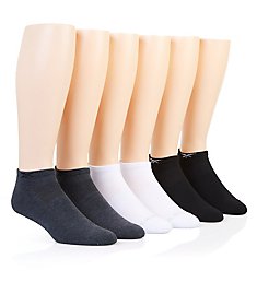 Reebok Low Cut Logo Socks Assorted - 6 Pack LC01004