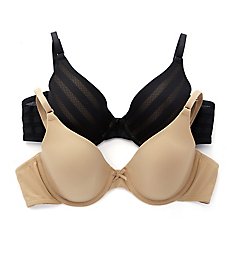 Self Expressions iFit Underwire T-Shirt Bra - 2 Pack 05701