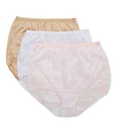 Shadowline Dixie Belle Scallop Trim Full Brief Panty - 3 Pack 719
